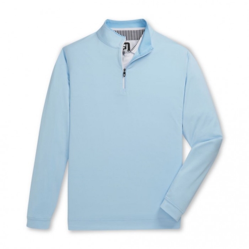 Footjoy Lightweight Quarter-Zip Jacket Herr Ljusblå / Vita | SEWON-3925