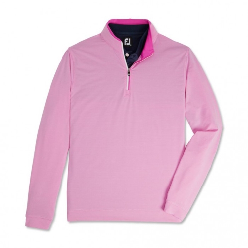 Footjoy Lightweight Quarter-Zip Jacket Herr Rosa / Vita | VXIRB-2354