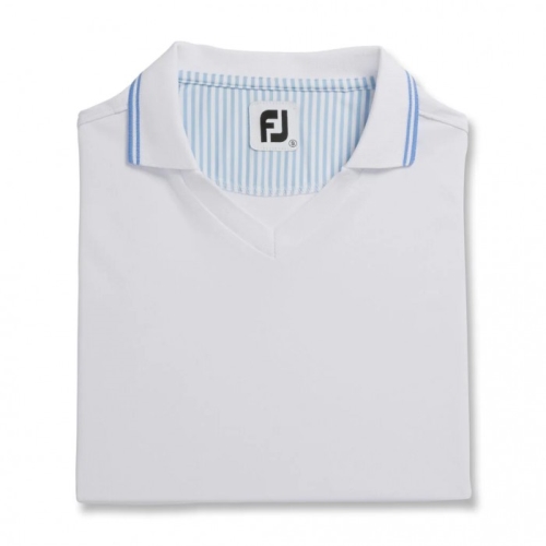 Footjoy Limited Edition Open Collar Skjorta Dam Vita | NTGOC-2638