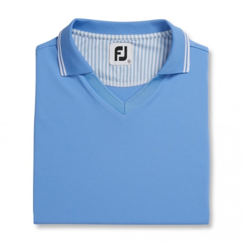 Footjoy Limited Edition Open Collar Skjorta Dam Ljusblå | PYQFR-1567