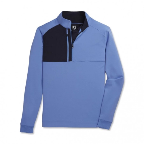 Footjoy Pique Sport Mid-Layer Jacket Herr Blå | ULRVJ-0258