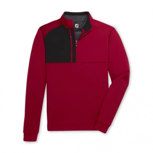 Footjoy Pique Sport Mid-Layer Jacket Herr Röda | VHEXR-2790