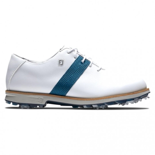 Footjoy Premiere Series Spik Golfskor Dam Vita / Blå | GMQNO-9354