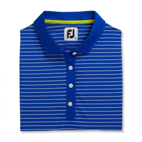 Footjoy Sleeveless Pinstripe Skjorta Dam Mörkblå | IJROB-6297