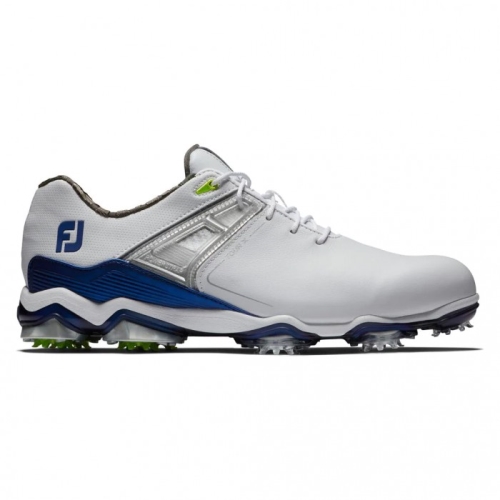 Footjoy Tour X Spik Golfskor Herr Vita / Marinblå / Ljusgröna | THVZO-0792