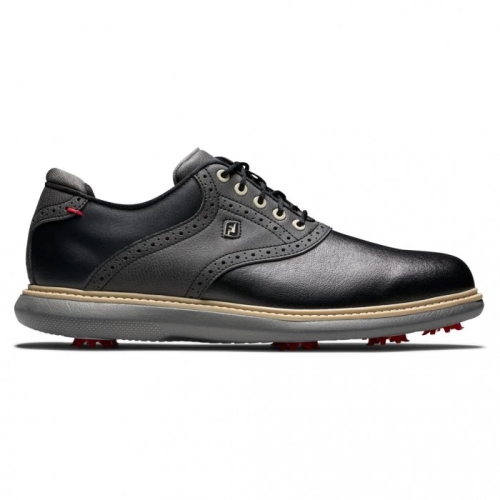 Footjoy Traditions Spik Golfskor Herr Svarta | REAKY-9630