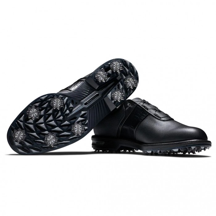 Footjoy Premiere Series Packard BOA Online Billigt Spik Golfskor Herr Svarta