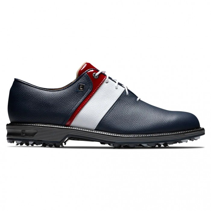 Footjoy Premiere Series - Packard Spik Golfskor Herr Marinblå / Vita / Röda | DZVBF-2578